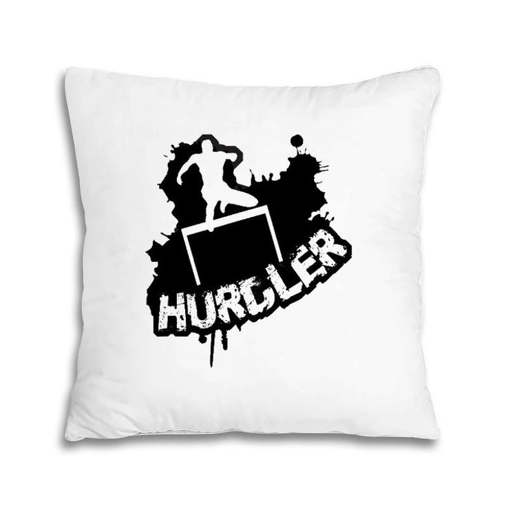 Track And Field Hurdler Pillow