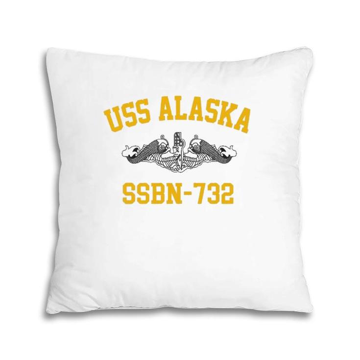Uss Alaska Ssbn 732  Pillow
