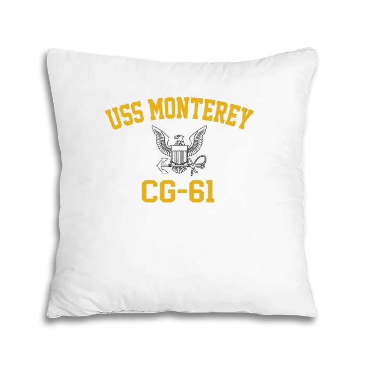 Uss Monterey Cg 61  Pillow