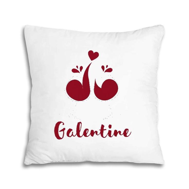 Valentines Galentines Day Gift For Her Pillow
