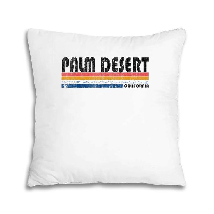 Vintage 1980S Style Palm Desert Ca Pillow