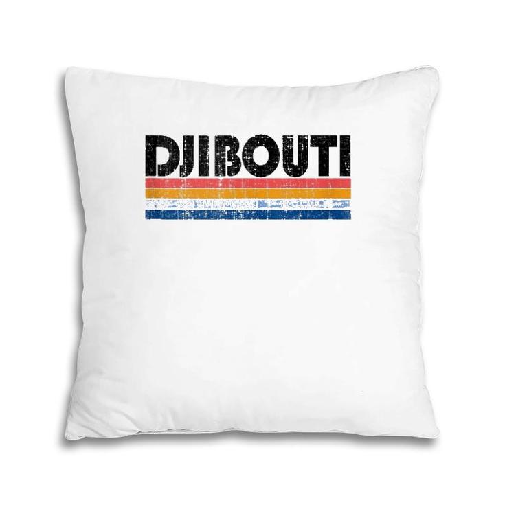 Vintage 70S 80S Style Djibouti  Pillow