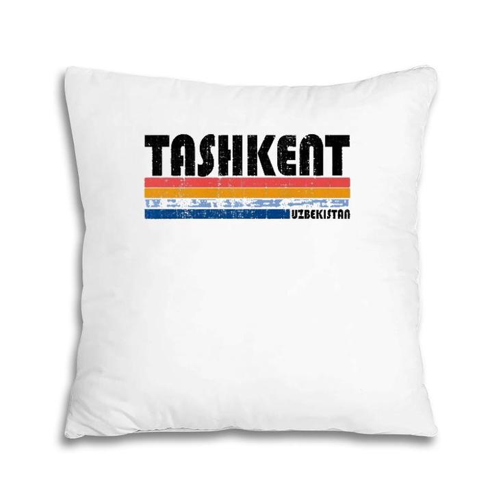 Vintage 70'S 80'S Style Tashkent Uzbekistan  Pillow