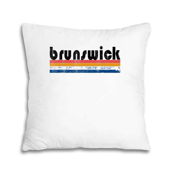 Vintage 80'S Style Brunswick Md Pillow