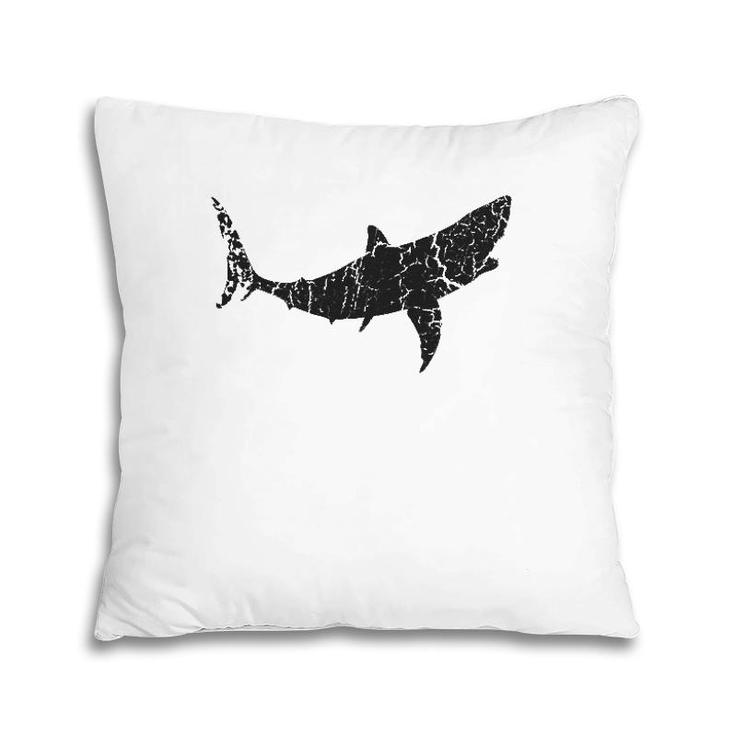 Vintage Great White Shark  Pillow