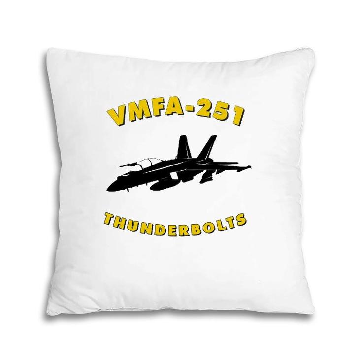 Vmfa-251 Fighter Attack Squadron Fa-18 Hornet Jet Pillow