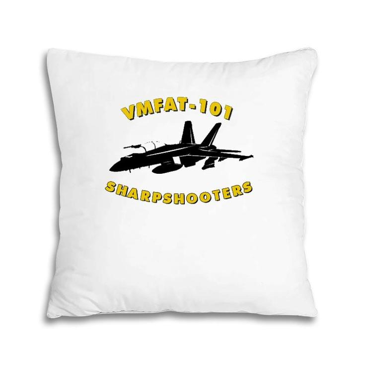 Vmfat-101 Fa-18 Fighter Attack Training Squadron Tee Pillow
