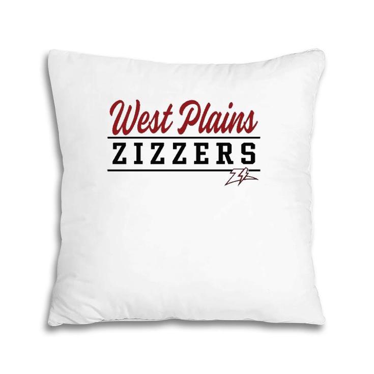 West Plains High School Zizzers  Pillow