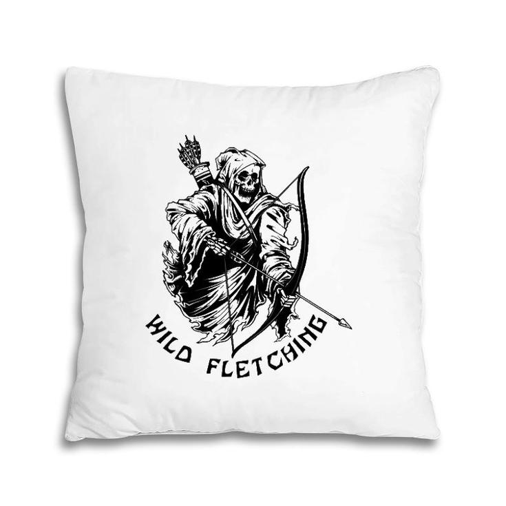 Wild Fletching Dark Reaper  Pillow