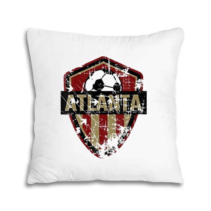 Womens Atlanta Soccer Jersey Style United Football Fan Fc V-Neck Pillow