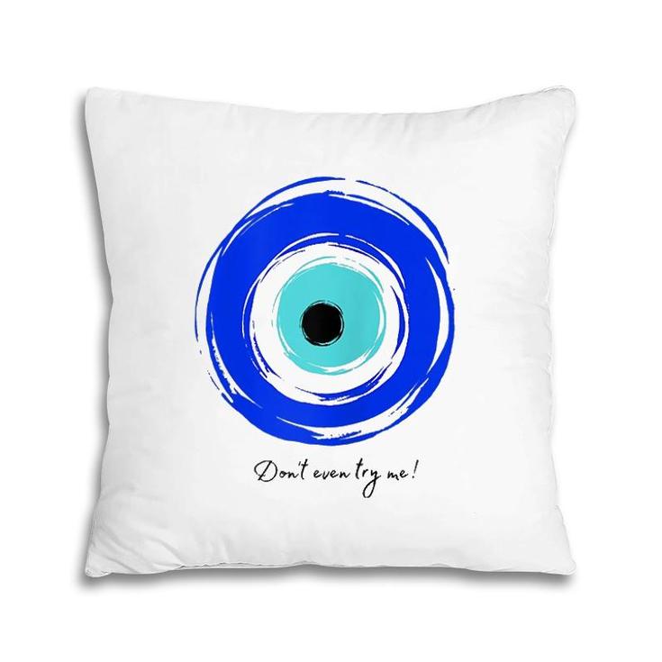 Womens Evil Eye - Nazar Protection Amulet Pillow