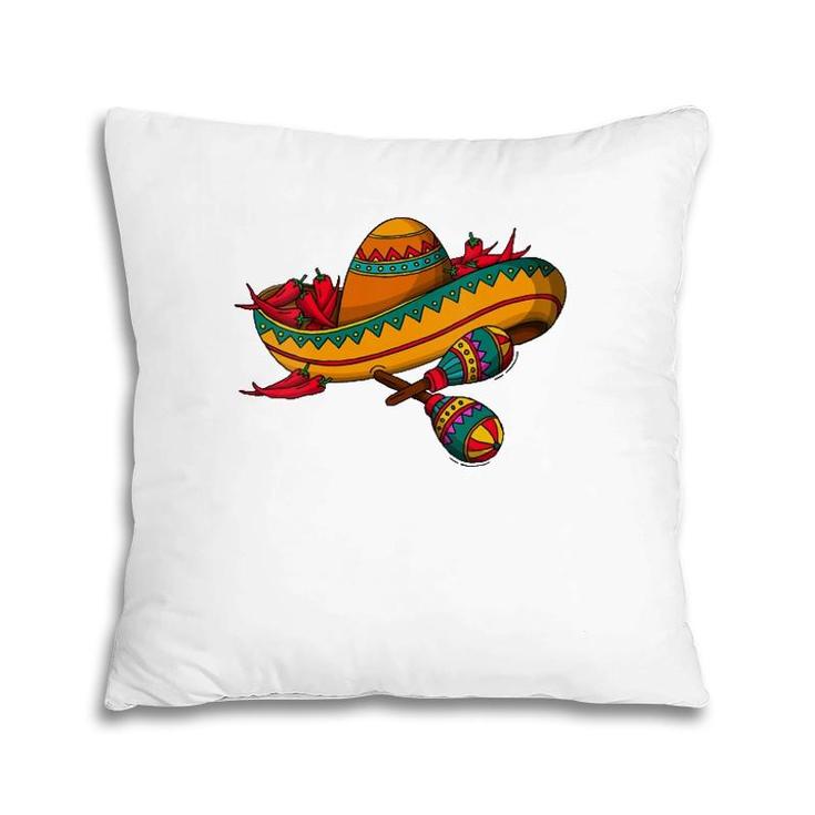 Womens Mexican Latino Hispanic Chicano - Sombrero Mexico  Pillow