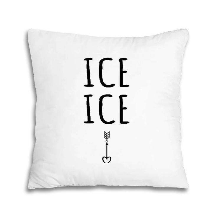 Womens Pregnancy Baby Expecting Ice Cute Pregnancy Announcement  Pillow