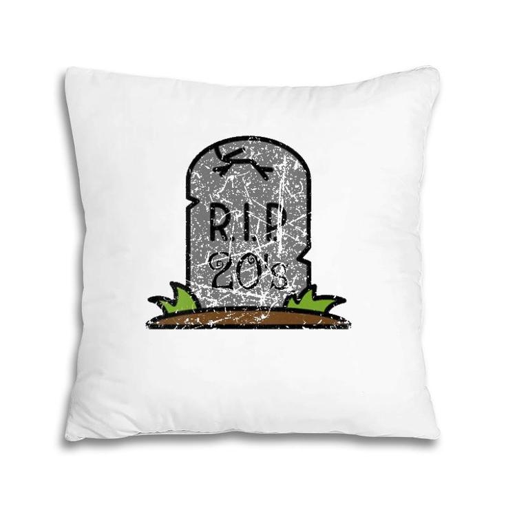 Womens RIP Death To My 20'S Party 30Th Birthday Funny Vintage  Pillow