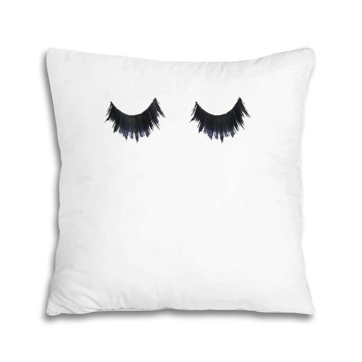 Womens Womanwomen Eyes Eyelash Sleep Pillow