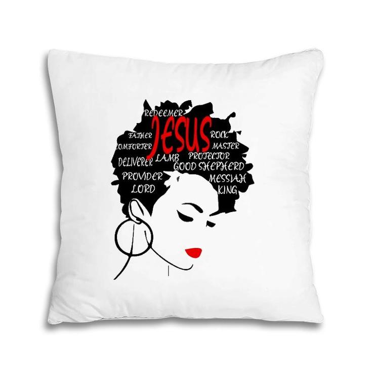 Word Art Hairchristian Fashion Gifts Pillow