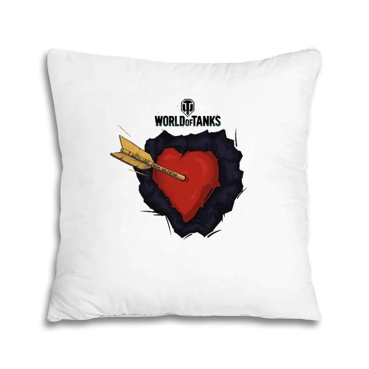 World Of Tanks Valentine's Day Couple Pillow