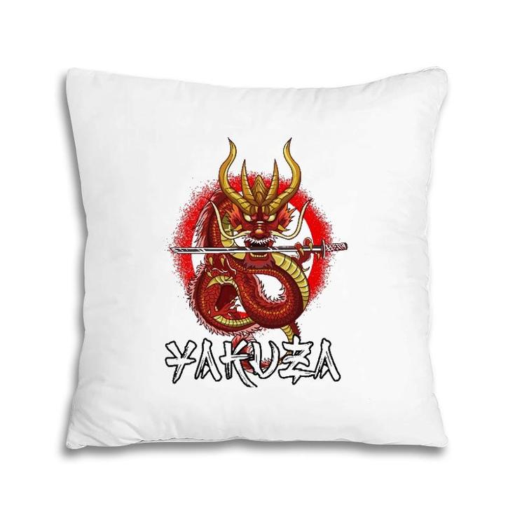 Yakuza Dragon Japanese Mafia Crime Syndicate Group Gang Gift Pillow