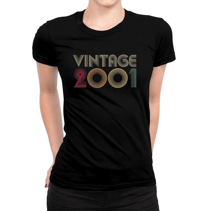 21St Birthday Gifts Years Old - Vintage 2001 Ver2 Women T-shirt