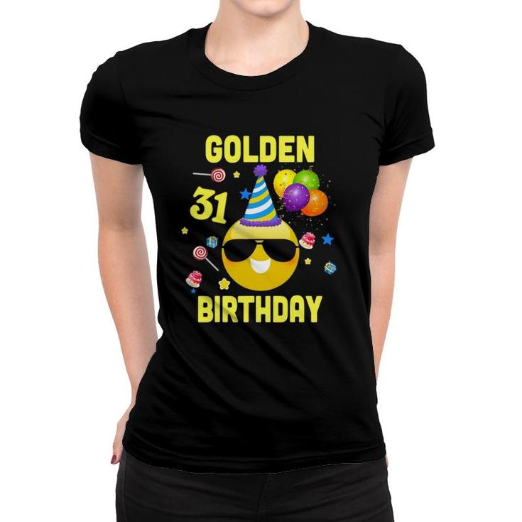 31St Birthday Gifts Funny Golden Birthday 31 Years Old Women T-shirt