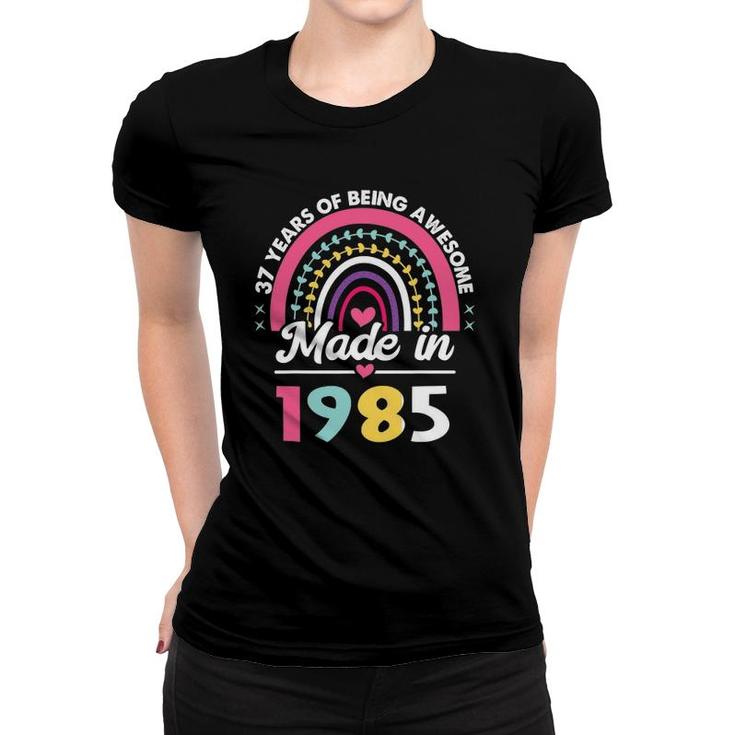 37 Years Old Gifts 37Th Birthday Born In 1985 Women Girls Women T-shirt