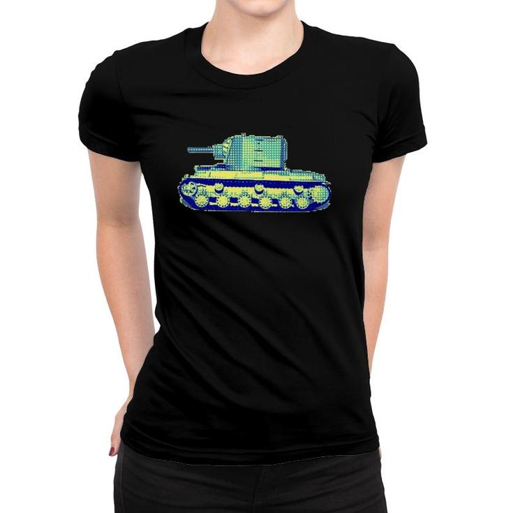 8-Bit Gamer Kv-2 Tank T Women T-shirt