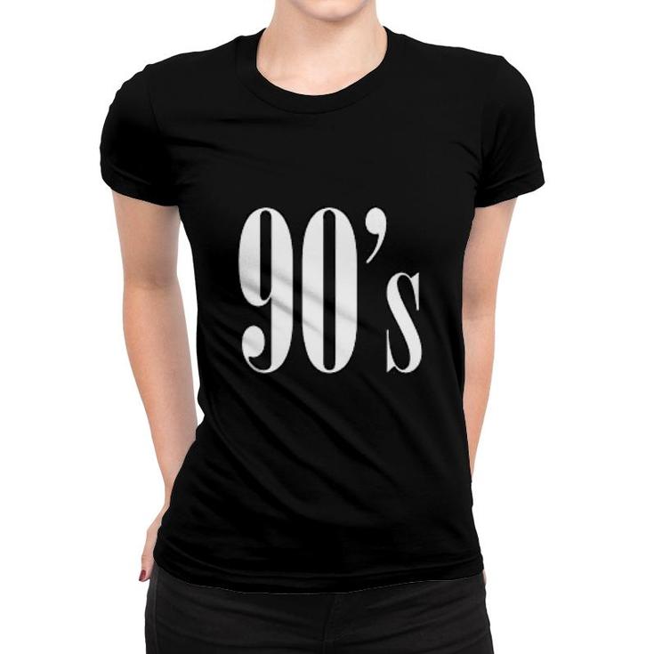90s Basic And Simple Style Women T-shirt