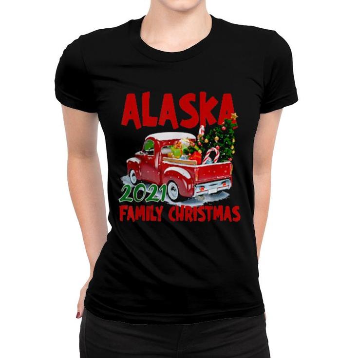 Alaska Christmas 2021 Matching Family Christmas Pajama Set  Women T-shirt
