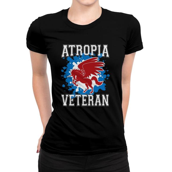 Atropia Veteran  4Th Of July Unicorn  Dd 214 Ver2 Women T-shirt
