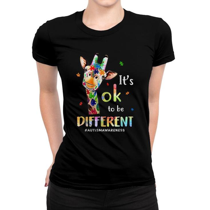 Autism Awareness Acceptance Women Kid Its Ok To Be Different  Women T-shirt