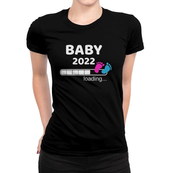 Baby 2022 Loading Pregnancy Mom To Be Women T-shirt