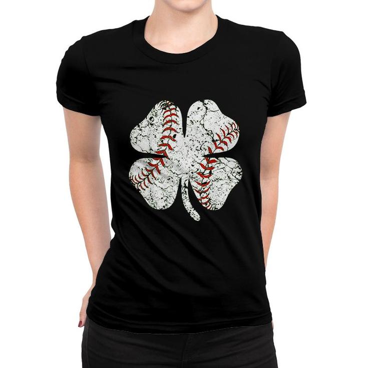 Baseball St Patricks Day Women T-shirt