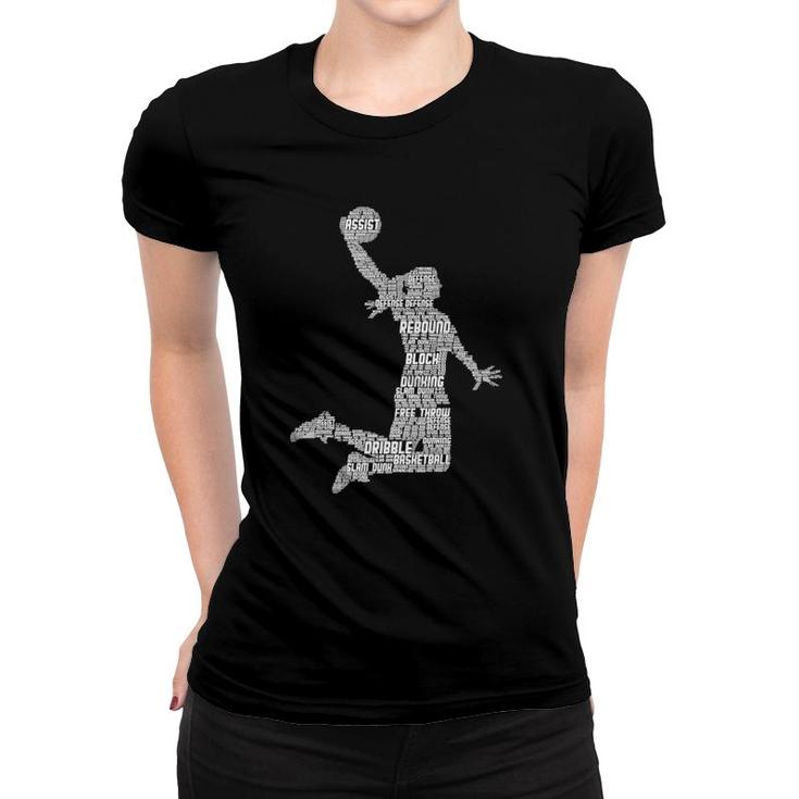 Basketball Girl Women Kids Girls  Women T-shirt