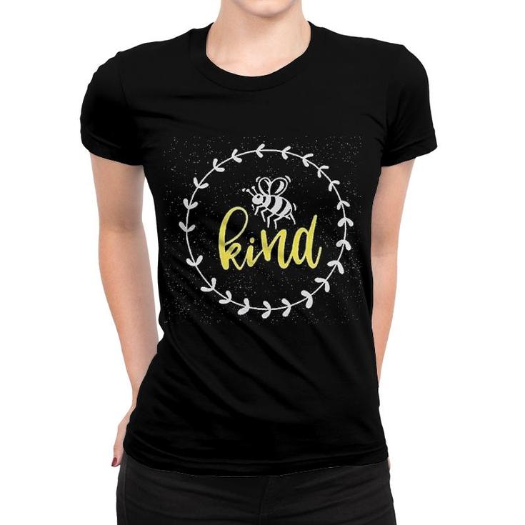 Be Kind Bee Kind  Bee Graphic Loose Inspirational Letter Blouse Women T-shirt