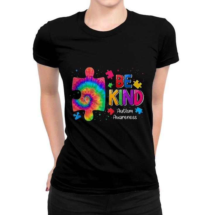 Be Kind Puzzle Pieces Women T-shirt