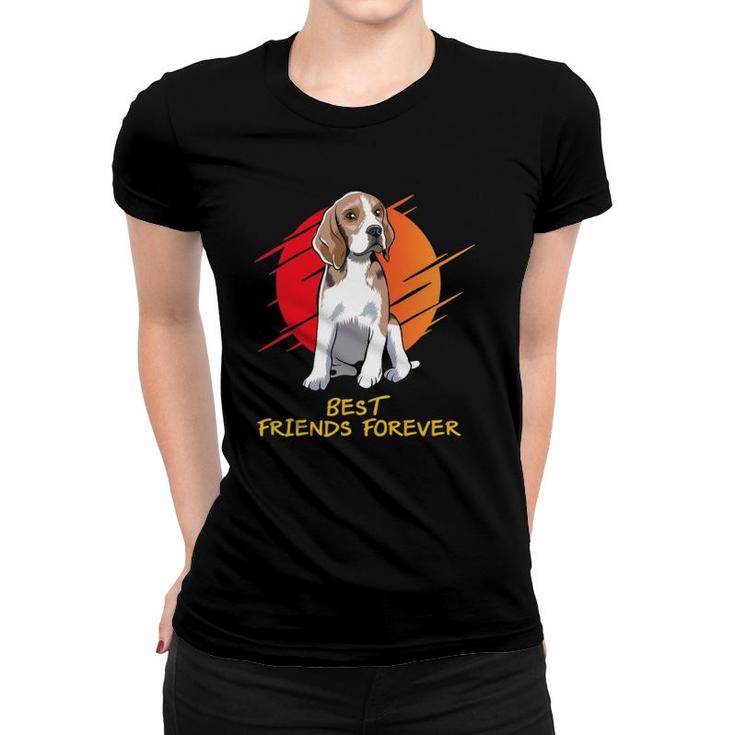 Beagle  Best Friends Gift Idea Vintage Retro Women T-shirt