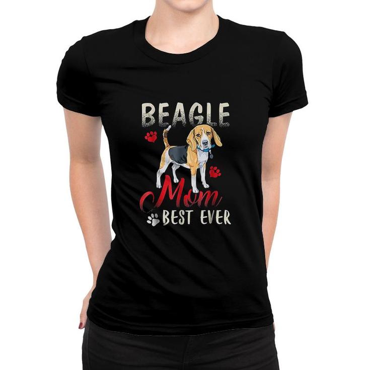 Beagle Shirt Funny Beagle Mom Best Ever Women T-shirt