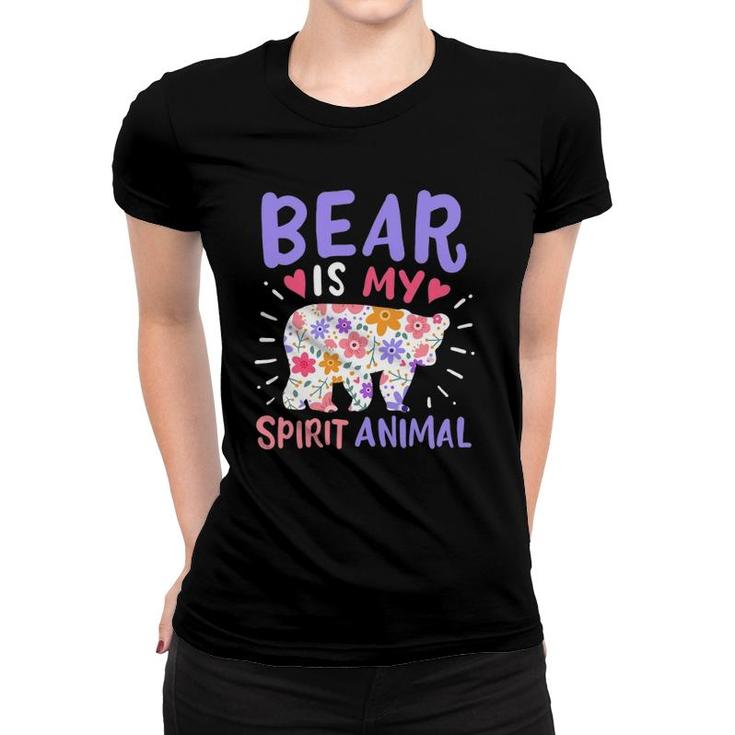 Bear Spirit Animal Women T-shirt