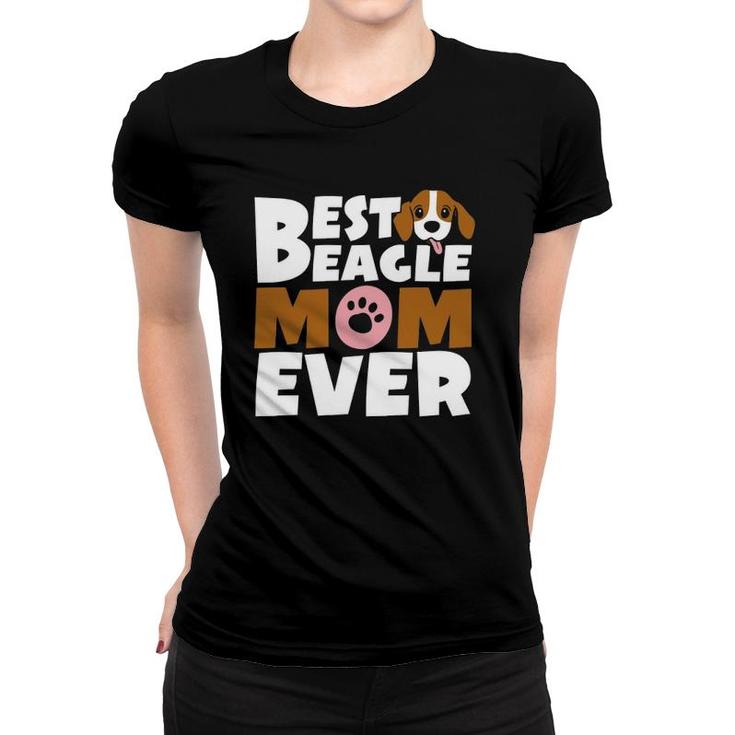 Best Beagle Mom Dog Lovers Gift  Women T-shirt