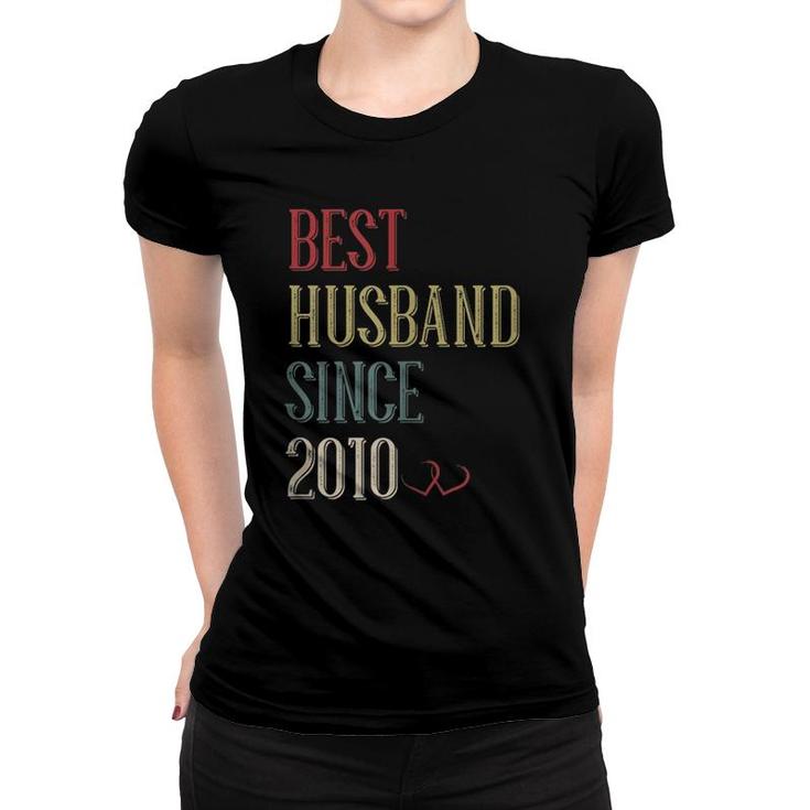 Best Husband 2010 11 Years 11Th Wedding Anniversary For Him Women T-shirt