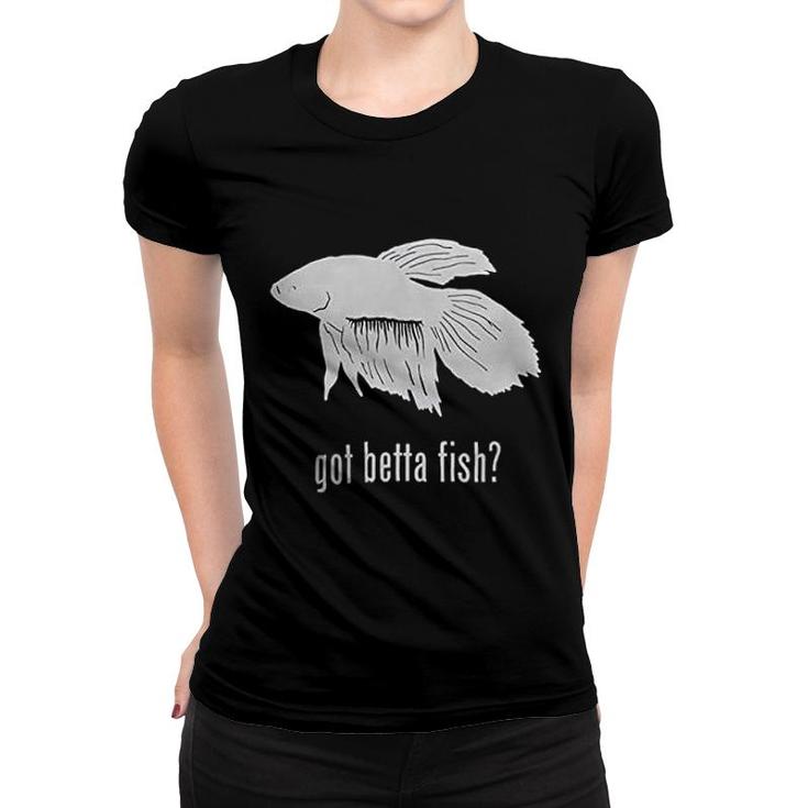 Betta Fish Dark Women T-shirt