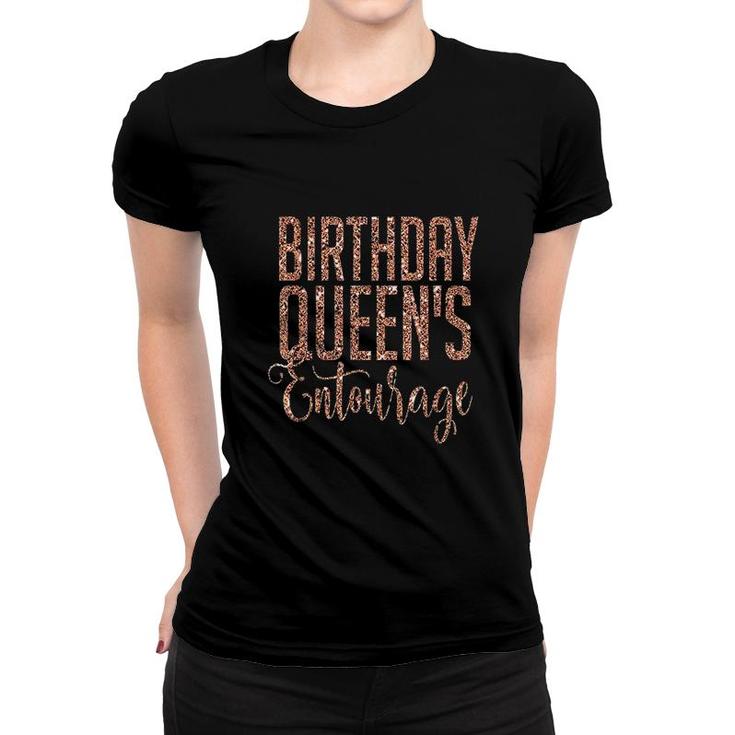 Birthday Queens Squad Gift Party Favors Rose Squad Crew  Women T-shirt