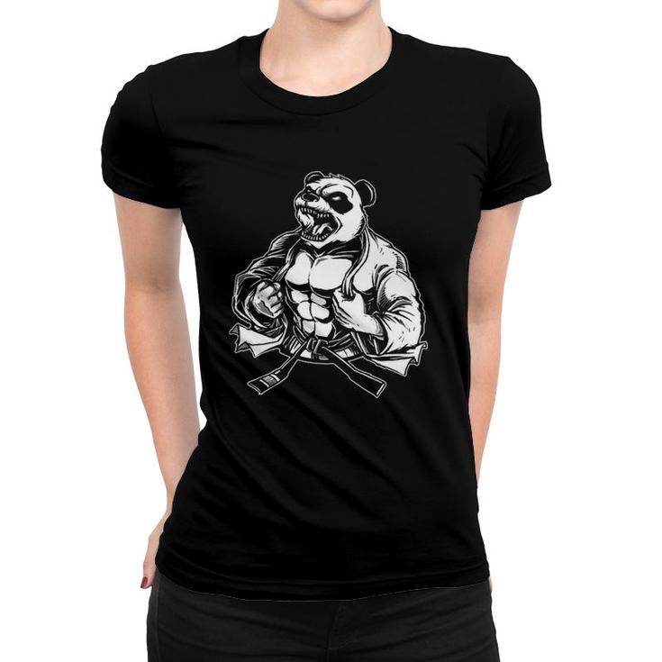 Bjj Panda Bear Jiu Jitsu Gift Women T-shirt
