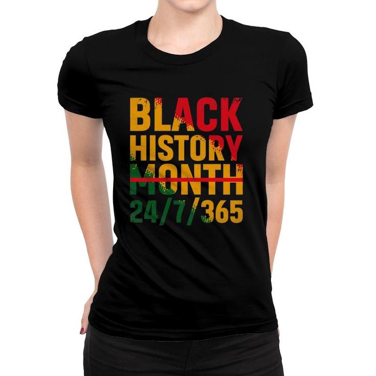 Black History Month 247365 Melanin Pride African American Women T-shirt
