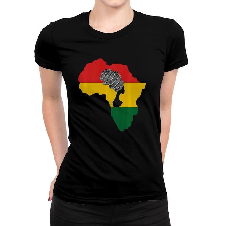 Black History Month Africa Hair Afro  Women T-shirt