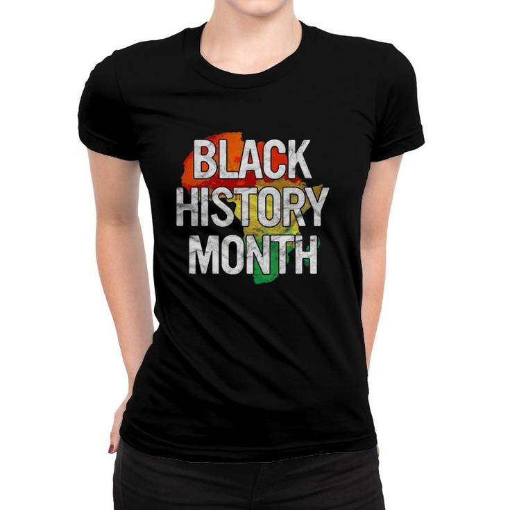 Black History Month Gift Black Pride Proud African American Women T-shirt