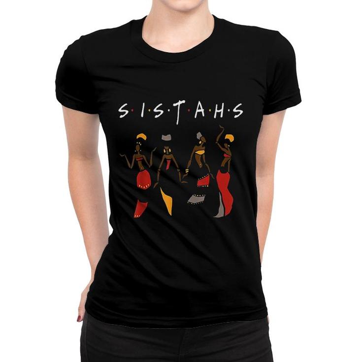 Black Sistahs Queen Melanin African American Women T-shirt