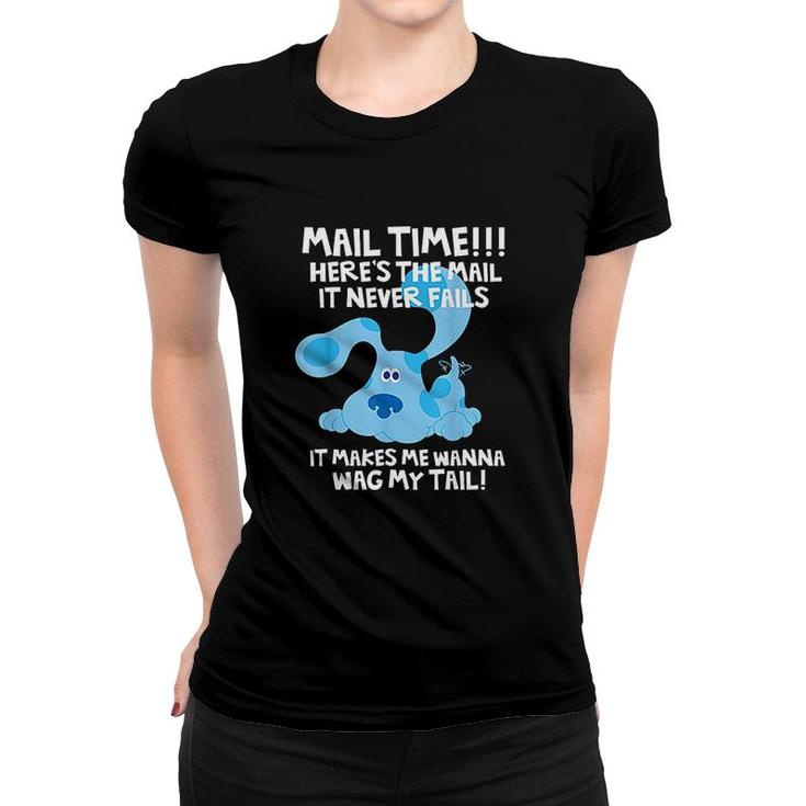 Blues Clues Mail Time Heres The Mail Women T-shirt