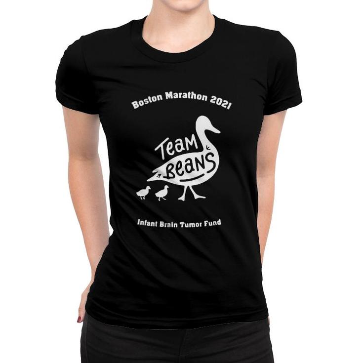 Boston Marathon 2021 Team Beans Infant Brain Tumor Fund  Women T-shirt