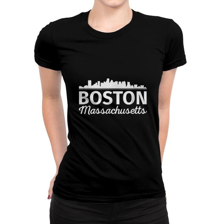 Boston Massachusetts Women T-shirt